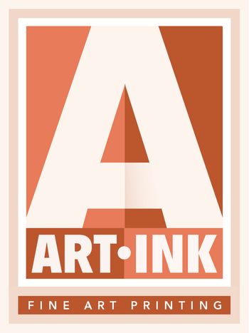 Art ink Print Logo